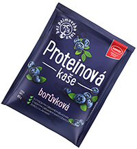 Proteinová kaše borůvková